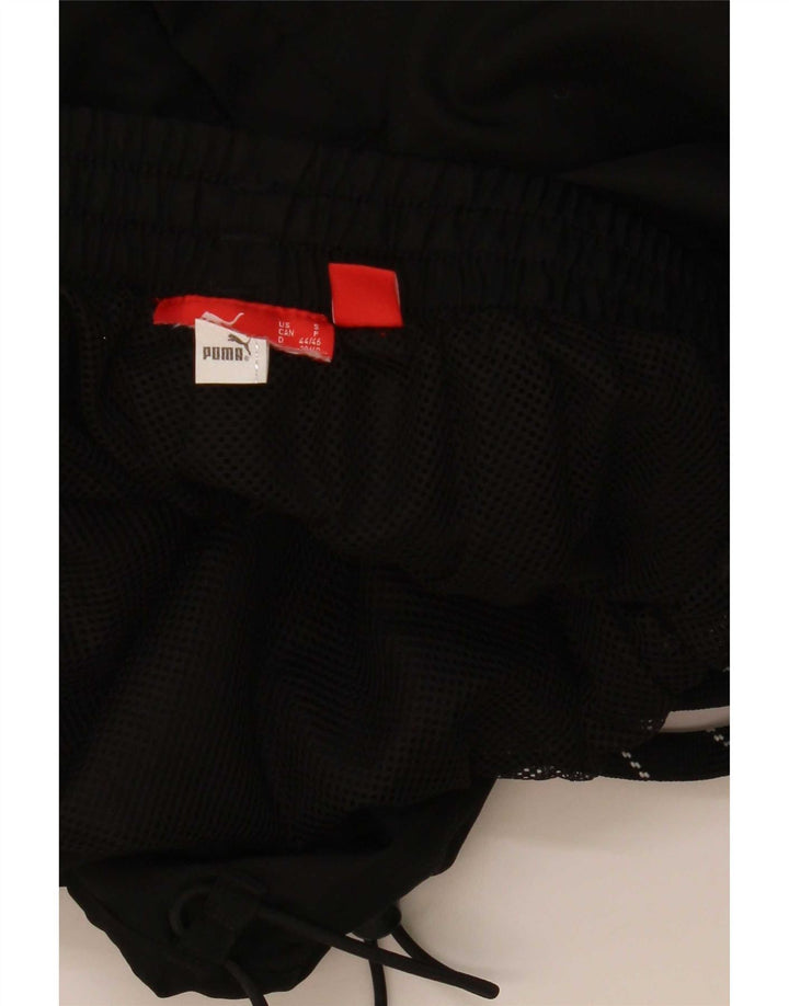 Puma Pantalones de Chándal Capri Gráficos para Hombre Pequeños Negros