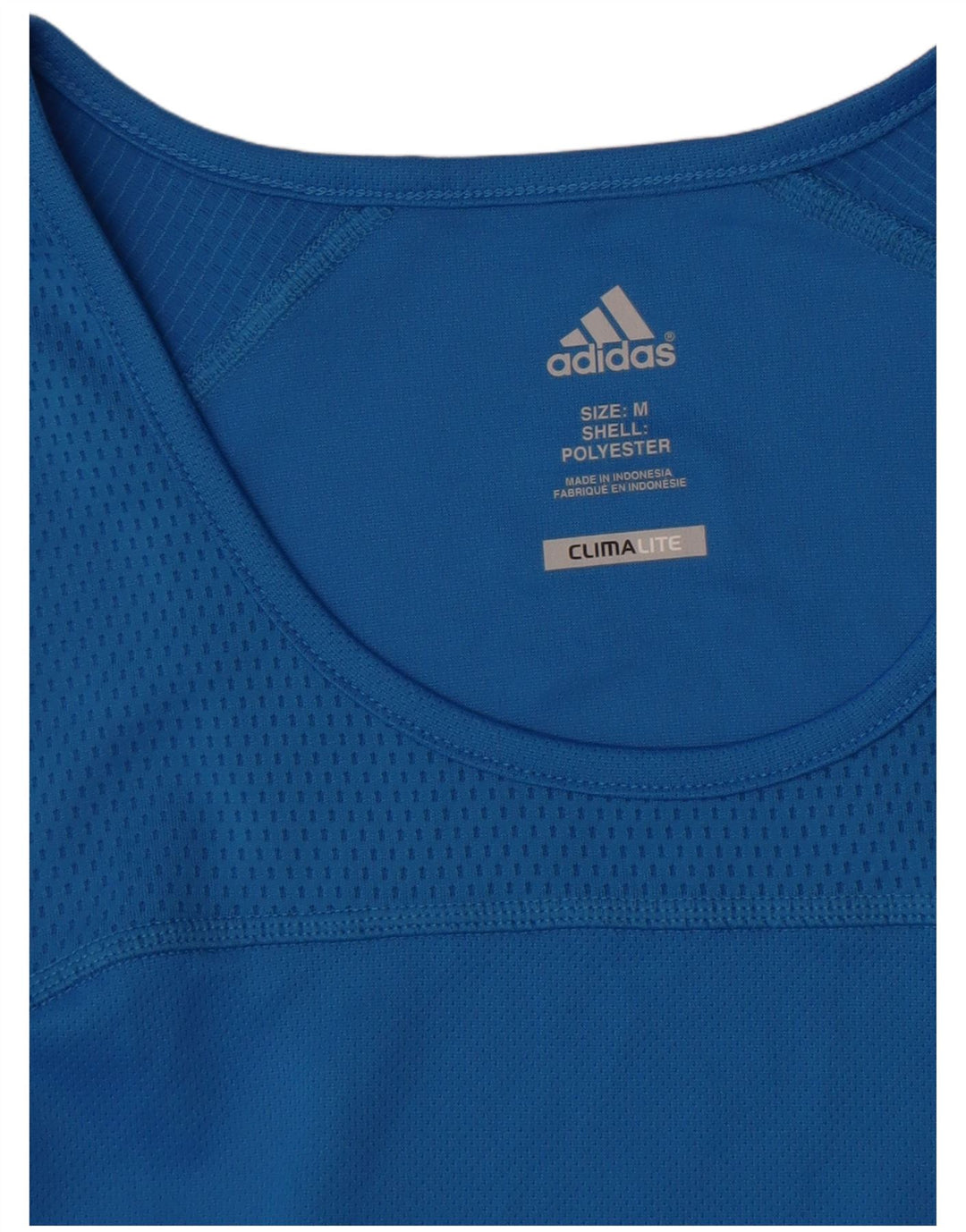 Adidas Hombre Climalite Chaleco Superior Azul Medio Poliéster