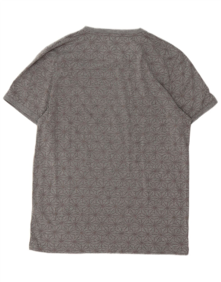 Ted Baker Camiseta gráfica para hombre Talla superior 3 Algodón geométrico gris medio
