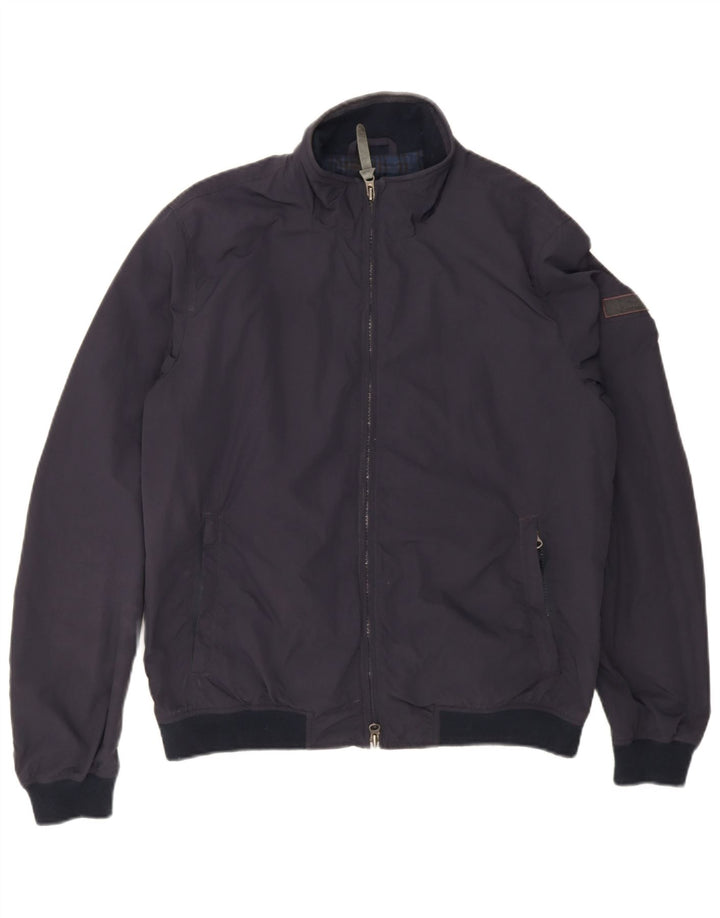 Woolrich Chaqueta bomber para hombre UK 40 Large Poliamida azul marino