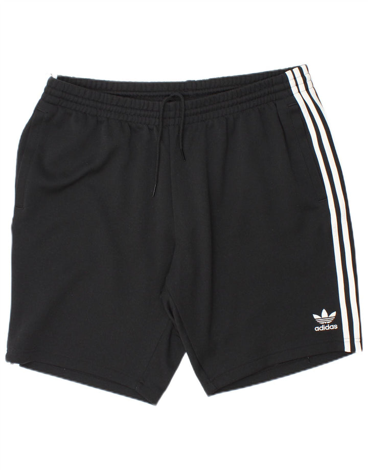 Adidas Pantalones cortos deportivos para hombre XL Negro Poliéster