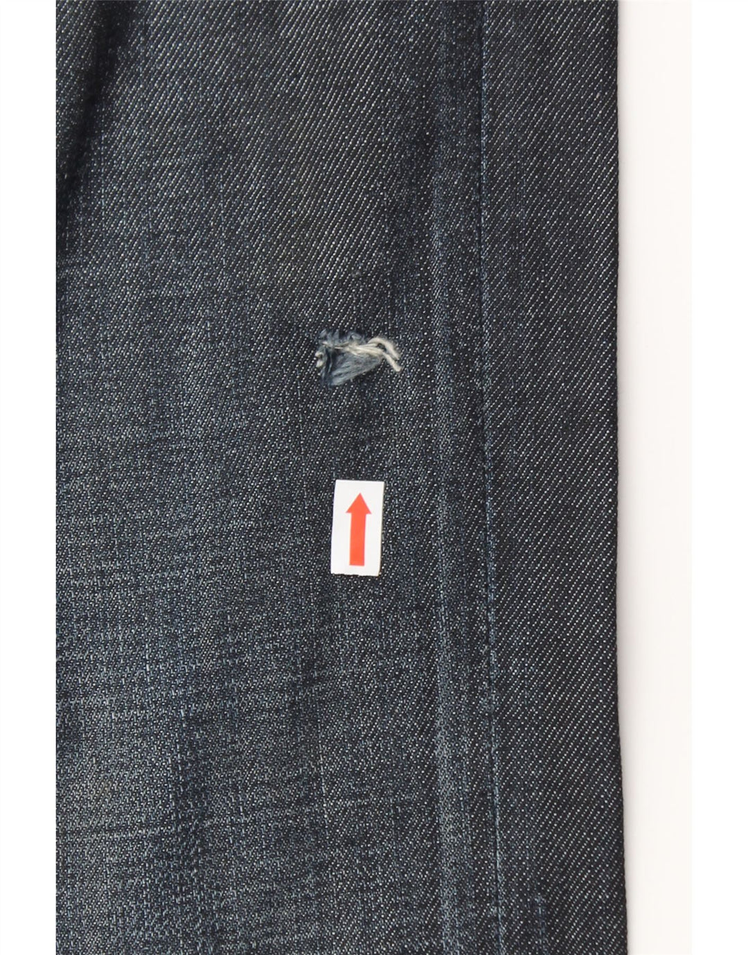 DESIGUAL Womens Straight Jeans W32 L33 Navy Blue Cotton Vintage Desigual and Second-Hand Desigual from Messina Hembry 