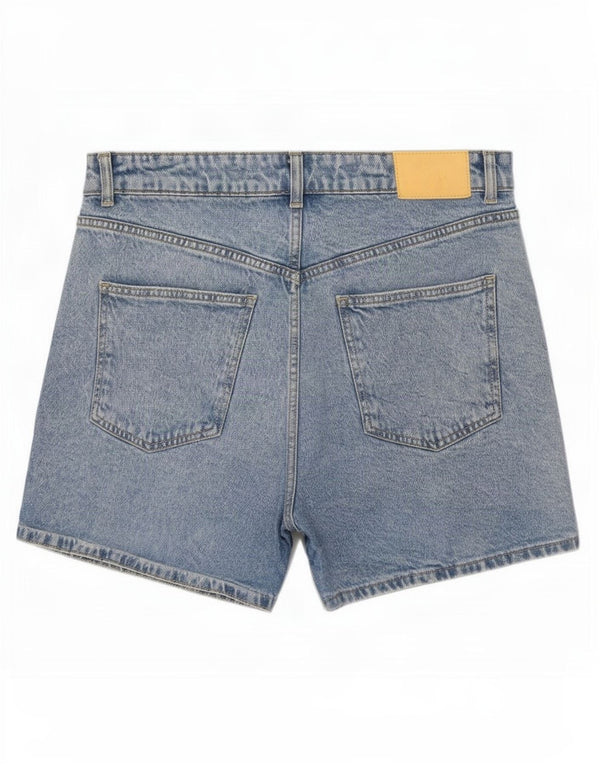 Zara Womens Denim Shorts EU 38 Small W28 Blue