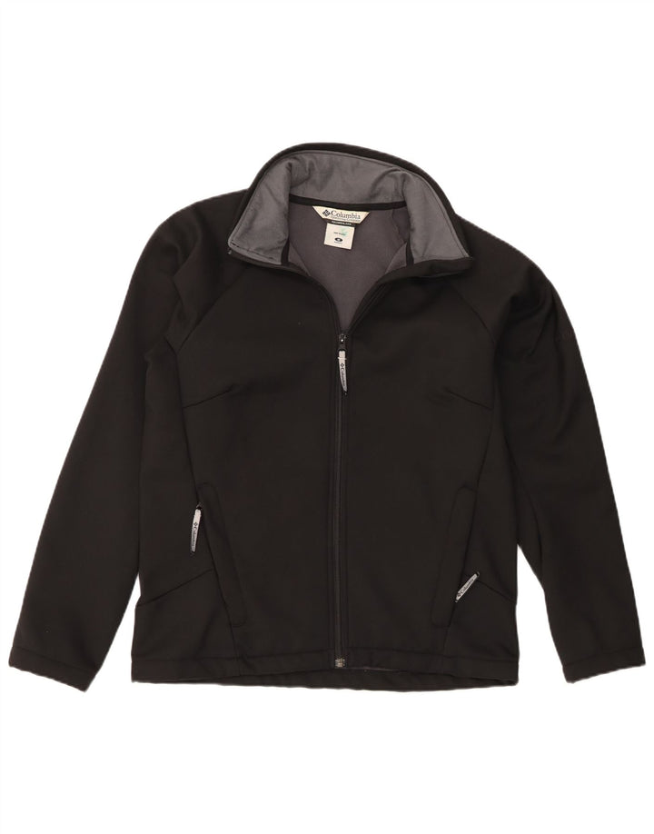 Columbia Chaqueta de chándal para mujer UK 40 Mediana Poliéster negro