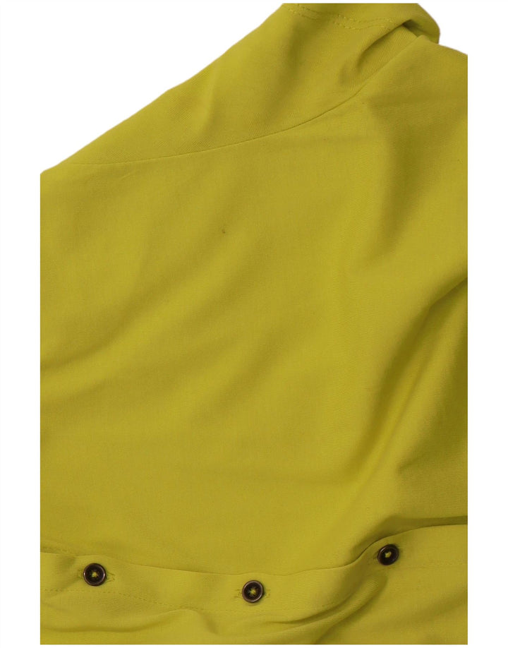 WHITE STUFF Blusa camisera de manga corta para mujer UK 44 Algodón verde medio