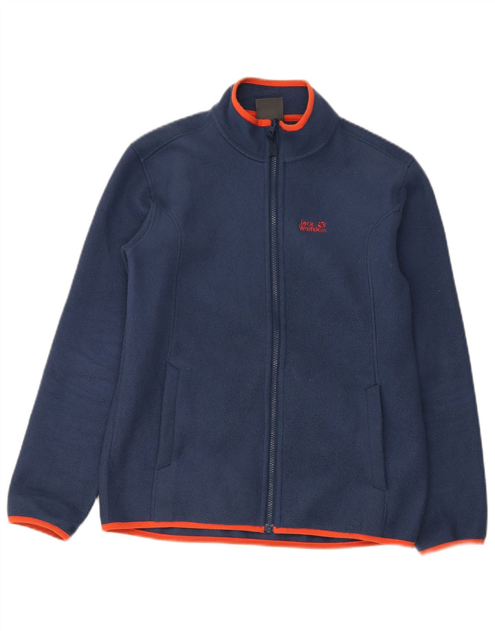 Jack Wolfskin Chaqueta polar para niño 13-14 años Azul marino Poliéster