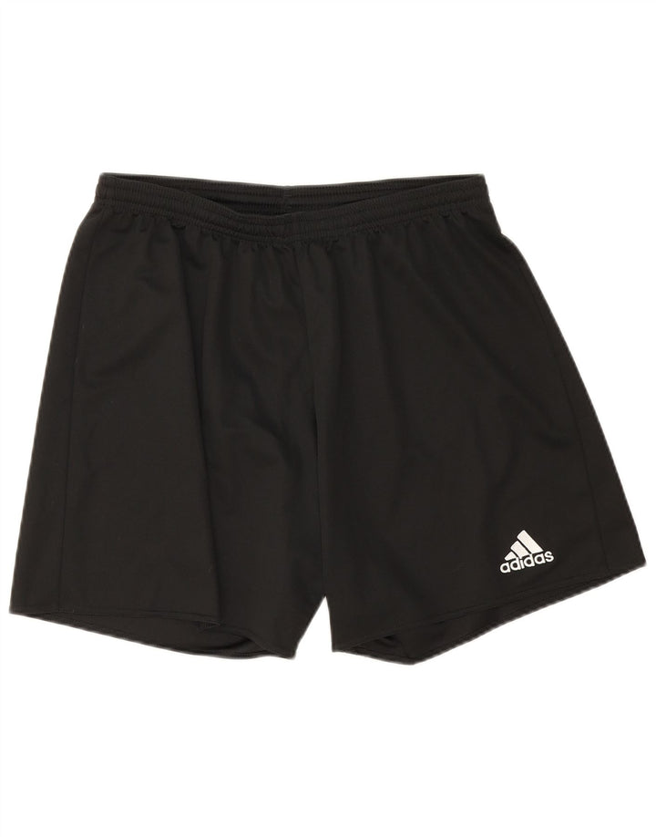 Adidas - Pantalones cortos deportivos Aeroready para hombre, tamaño grande, poliéster negro
