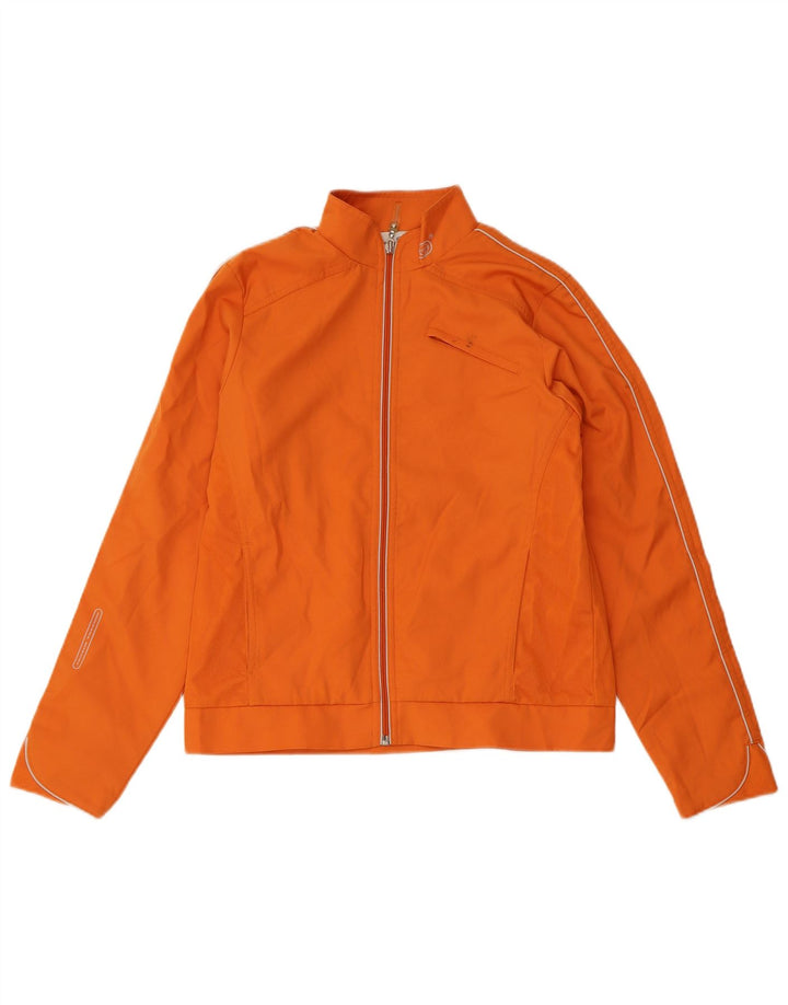 Sergio Tacchini Chaqueta superior de chándal para mujer IT 44 Poliéster naranja medio