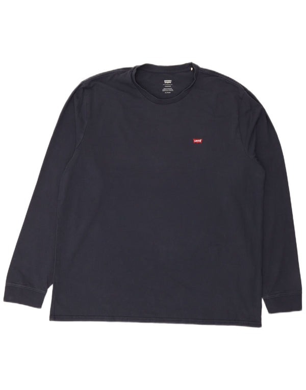 Levi's Hombre Standard Top Manga Larga XL Algodón Azul Marino