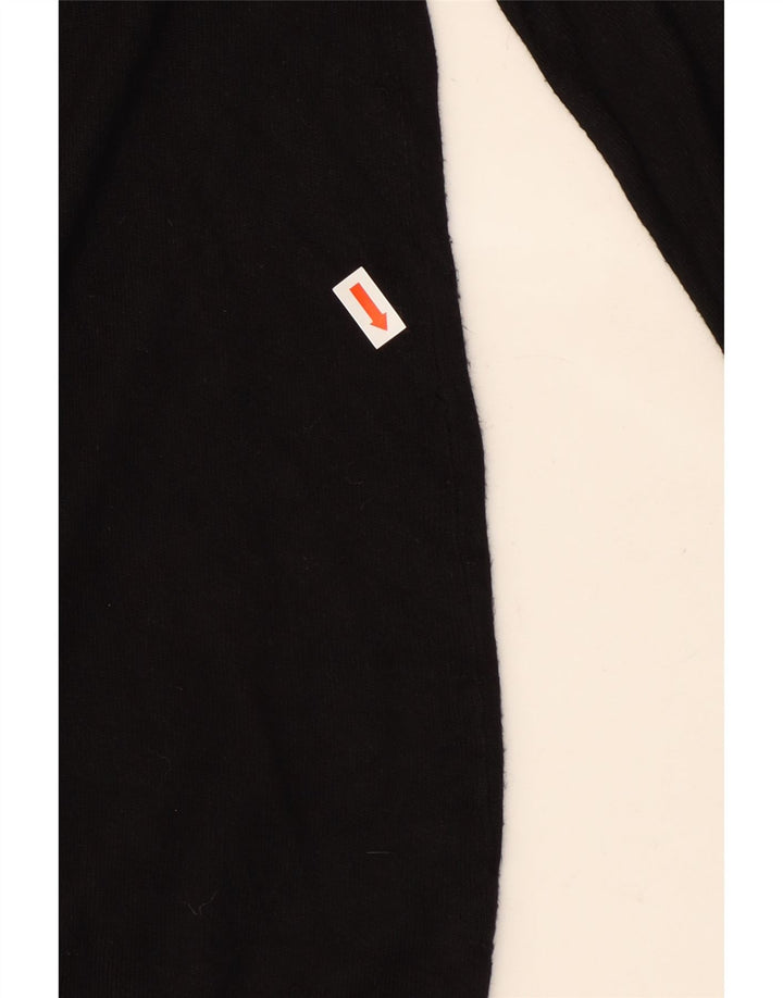 Marks & Spencer Suéter tipo cárdigan abierto largo para mujer UK 40 XL Negro