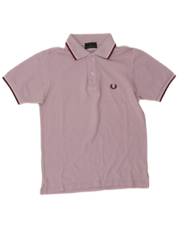 Polo Fred Perry Hombre XS Algodón Morado
