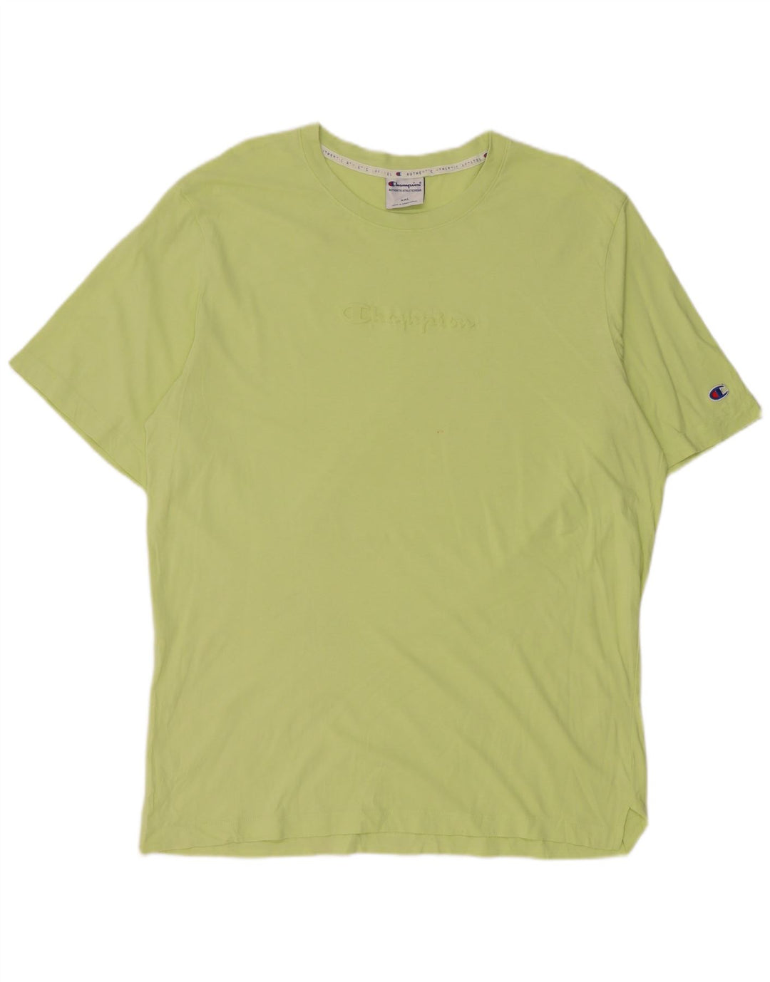 CHAMPION Camiseta gráfica para hombre Top 2XL Algodón verde