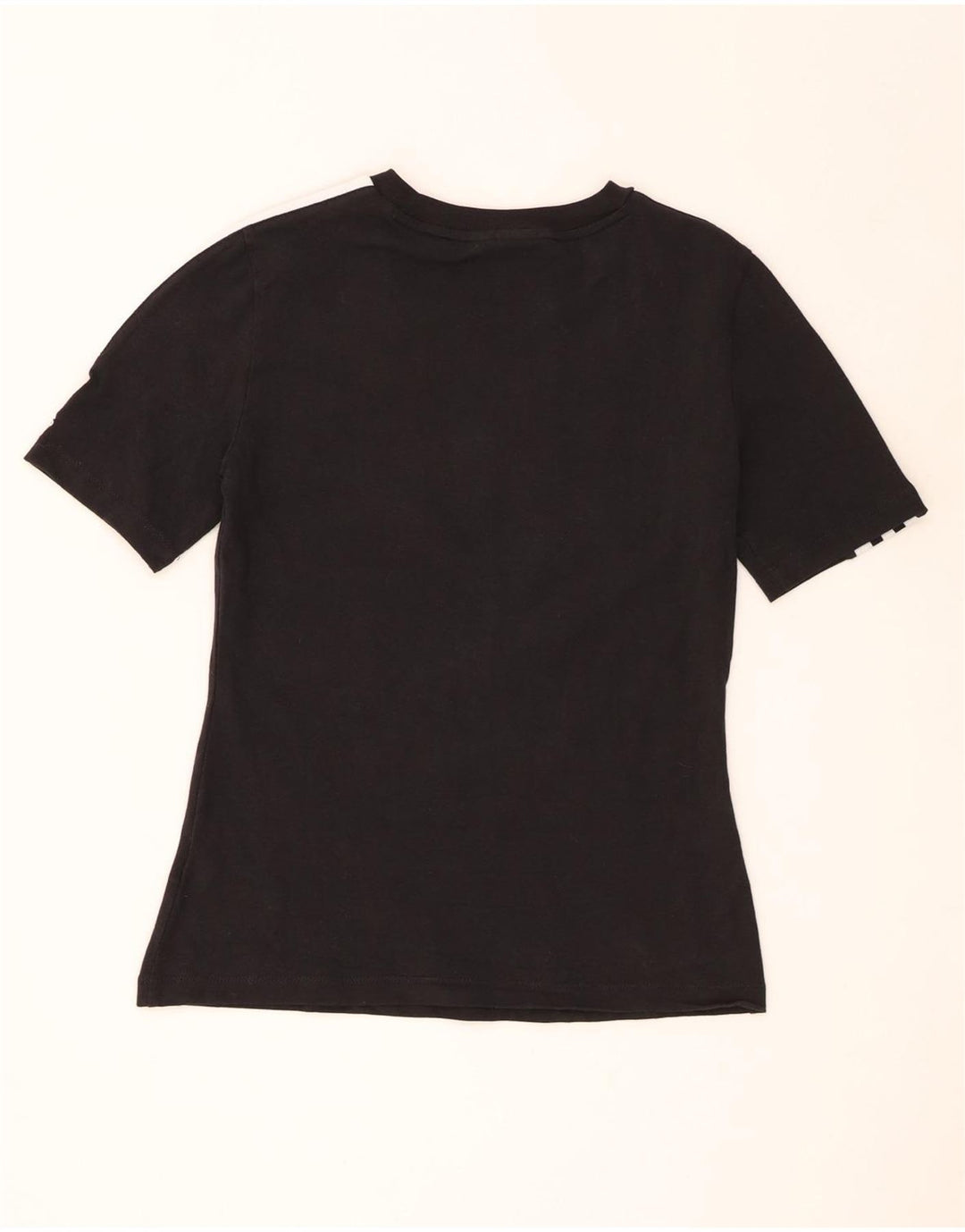 Adidas Camiseta para mujer Top UK 44 Mediano Negro Algodón
