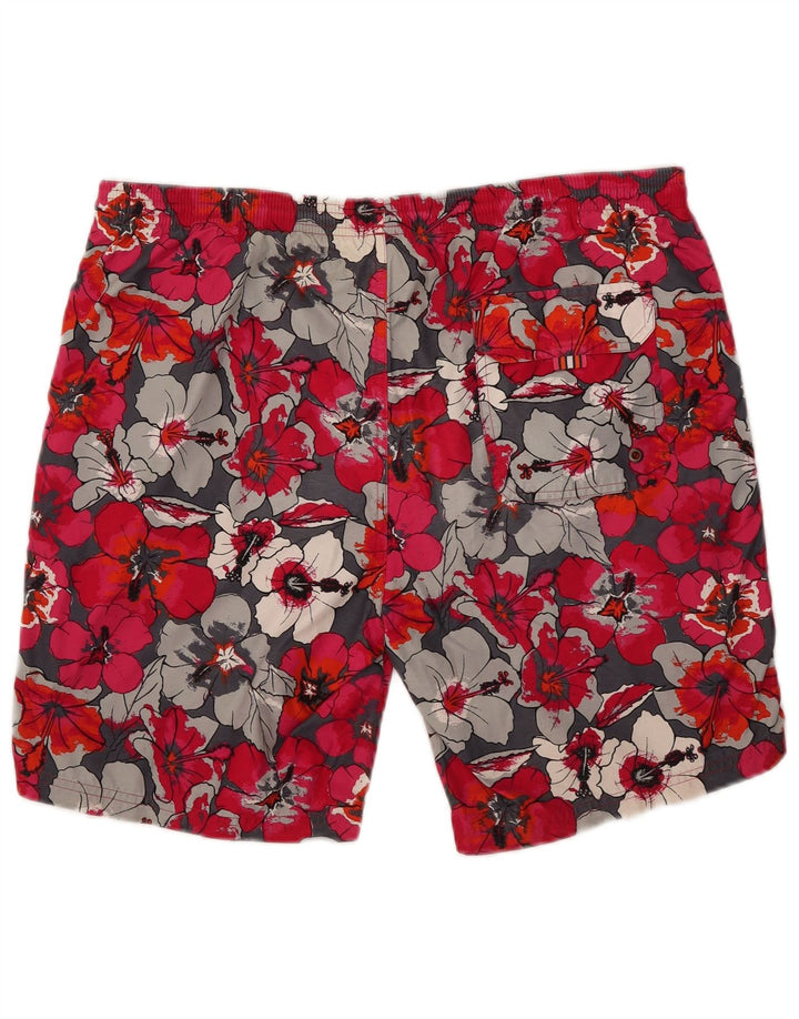 Bañador Hugo Boss Hombre Bañador Grande Floral Rojo