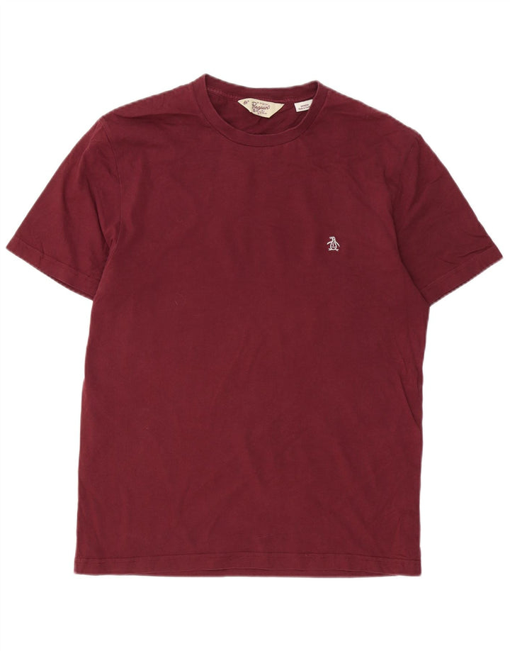 PENGUIN Camiseta Hombre Top Medium Borgoña Algodón
