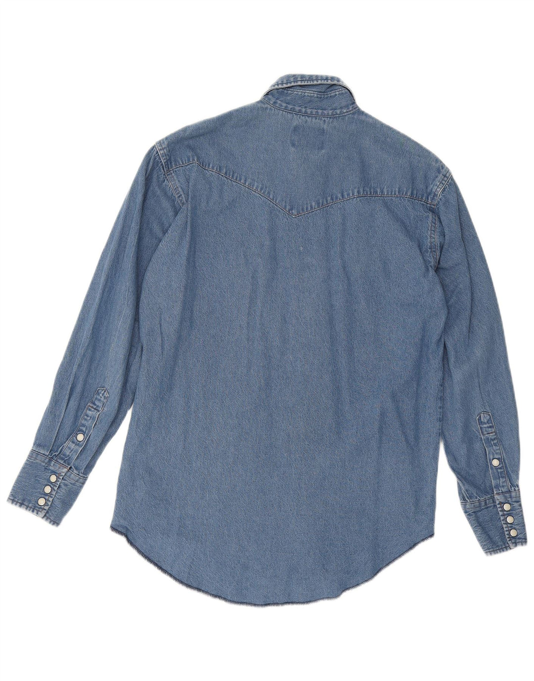 Camisa Vaquera Wrangler Hombre Azul Medio