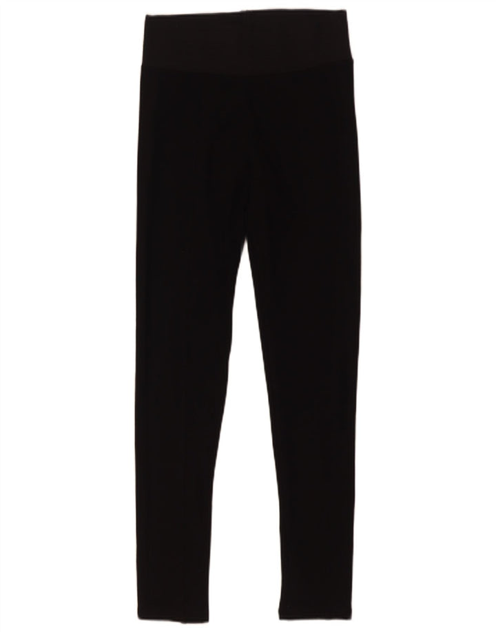 Zara Leggings Mujer UK 8 Small Viscosa Negra