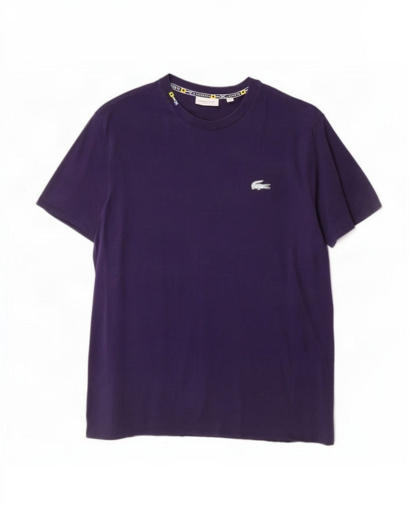Lacoste Camiseta Regular Fit para Hombre Talla 6 XL Algodón Azul Marino