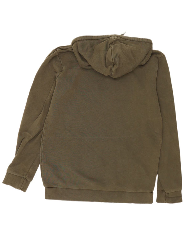 Adidas Hombre Sudadera Con Capucha Gráfica Jersey Pequeño Algodón Verde