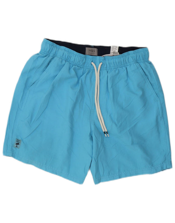 Bañador Marks & Spencer Hombre Poliéster Azul Medio
