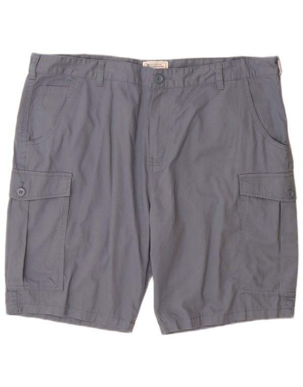Pantalones cortos tipo cargo para hombre Mountain Warehouse W40 XL Algodón azul