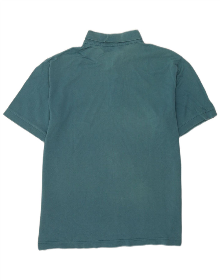 Polo Kappa Hombre Grande Azul Algodón