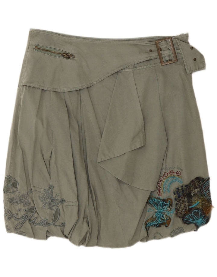 Falda Desigual Bubble W30 Medium Khaki Floral