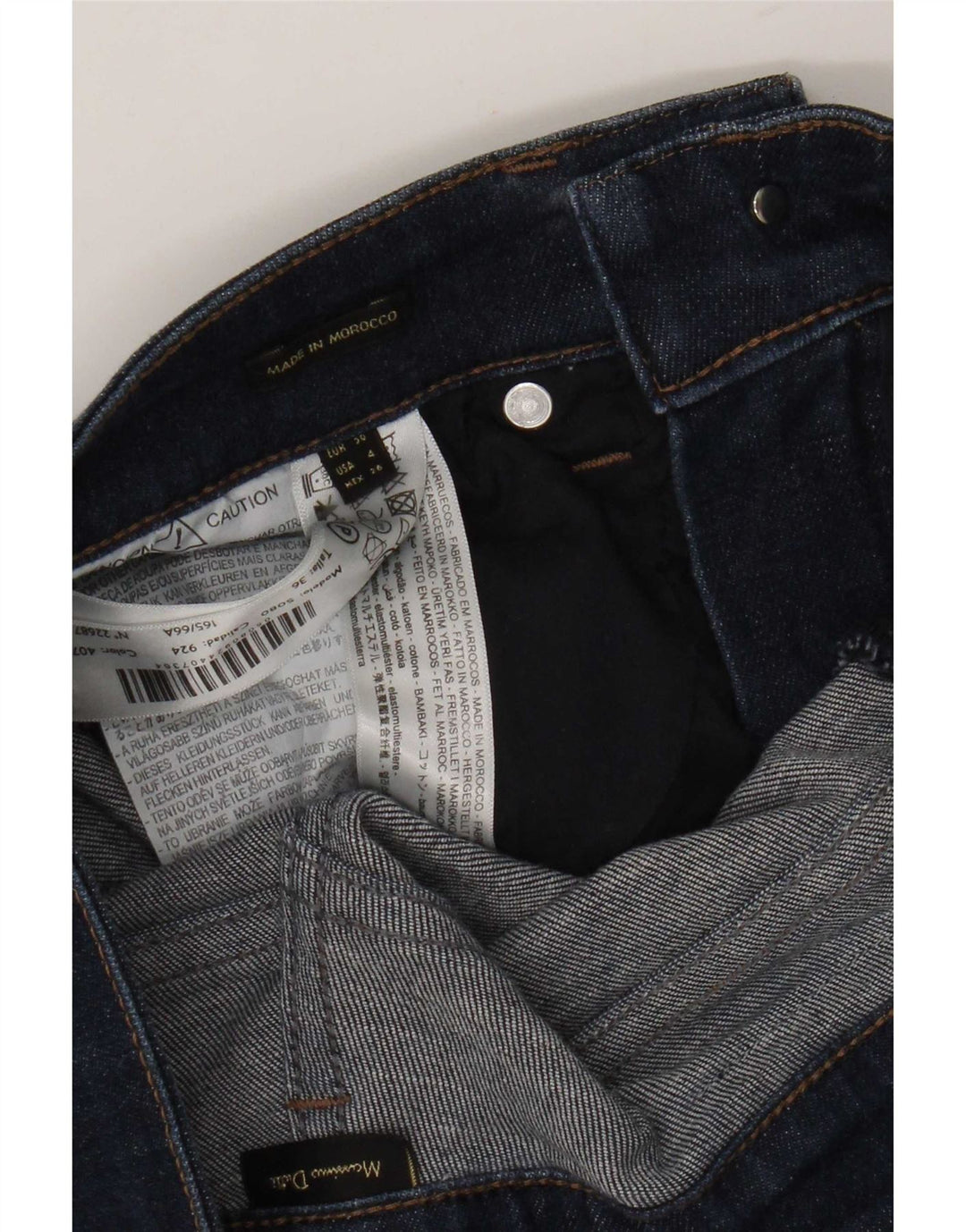 Massimo Dutti Jeans Acampanados Para Mujer US 4 W26 L33 Algodón Azul
