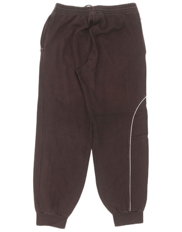 Adidas - Pantalones de chándal para hombre, talla 40/42, algodón negro mediano