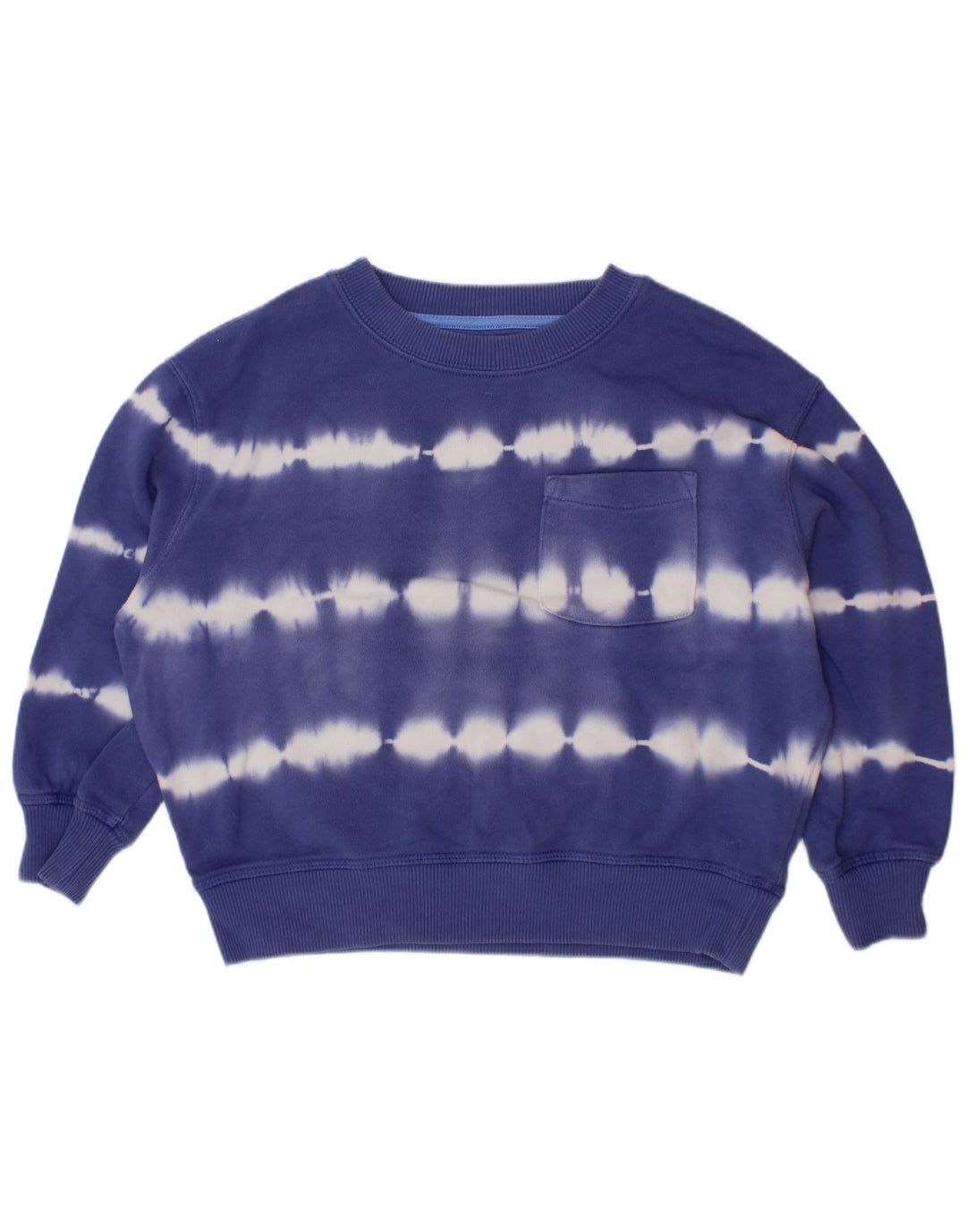 BODEN Sudadera para niña - Jersey - 4-5 años - Azul Tie Dye Algodón