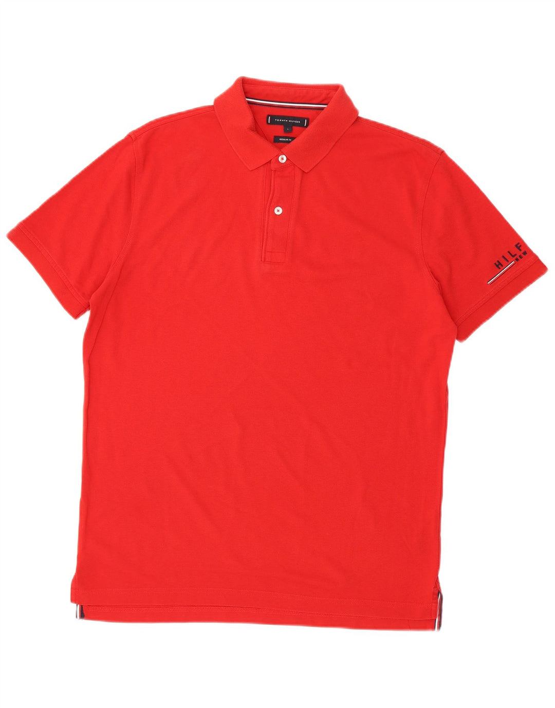Tommy Hilfiger Polo De Corte Regular Con Gráfico Para Hombre Algodón Rojo Grande