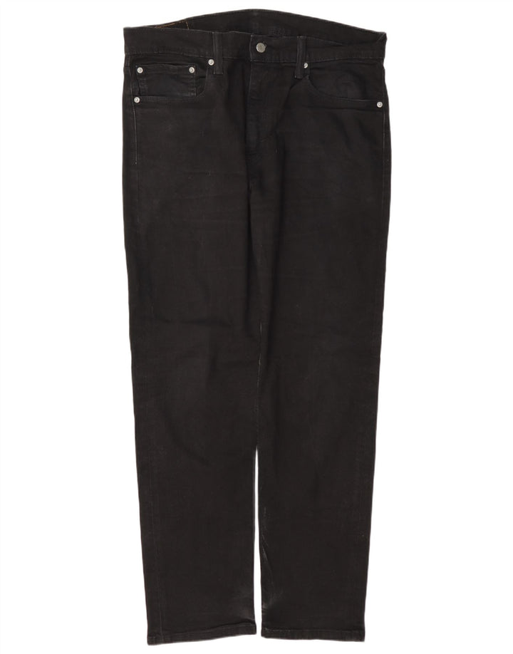 Levi's Vaqueros cónicos 502 para hombre W36 L32 Algodón negro