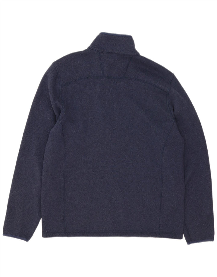 The North Face Hombre Zip Neck Jumper Sweater Medio Azul Marino Poliéster