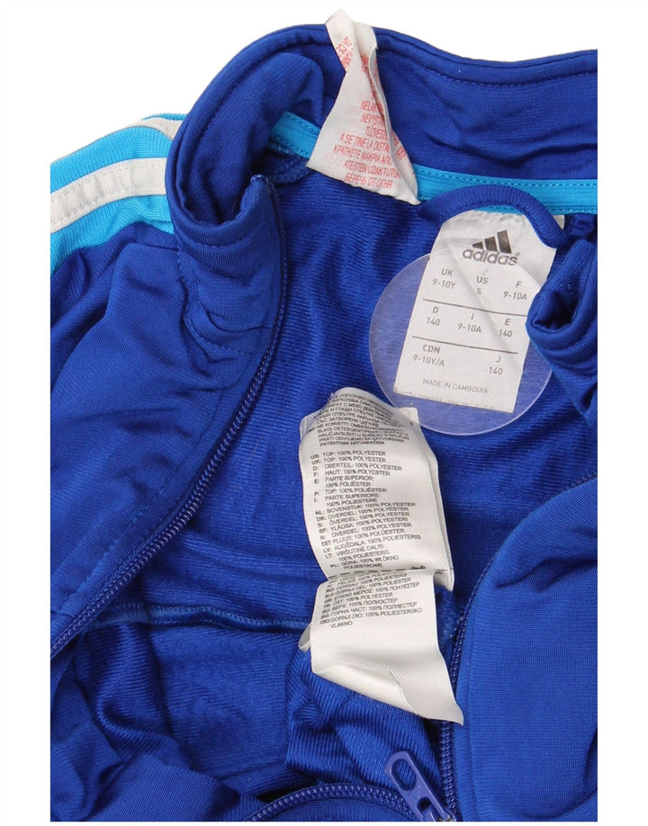 Adidas Chaqueta Chándal para Niños 9-10 Años Azul Poliéster