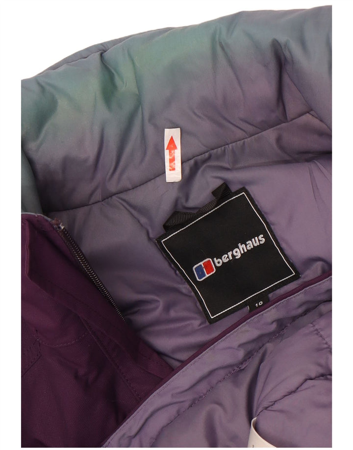 Berghaus Chaqueta Cortavientos Extragrande con Capucha para Mujer UK 40 Small Púrpura
