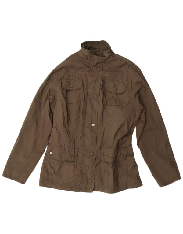 Barbour Chaqueta utilitaria para mujer UK 40 Grande Poliamida caqui