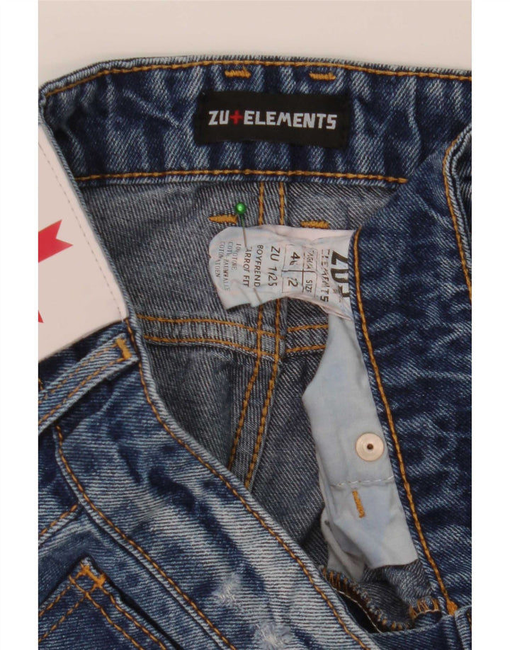 Zu Elements Jeans ajustados estilo zanahoria desgastados para hombre W32 L28 Algodón azul