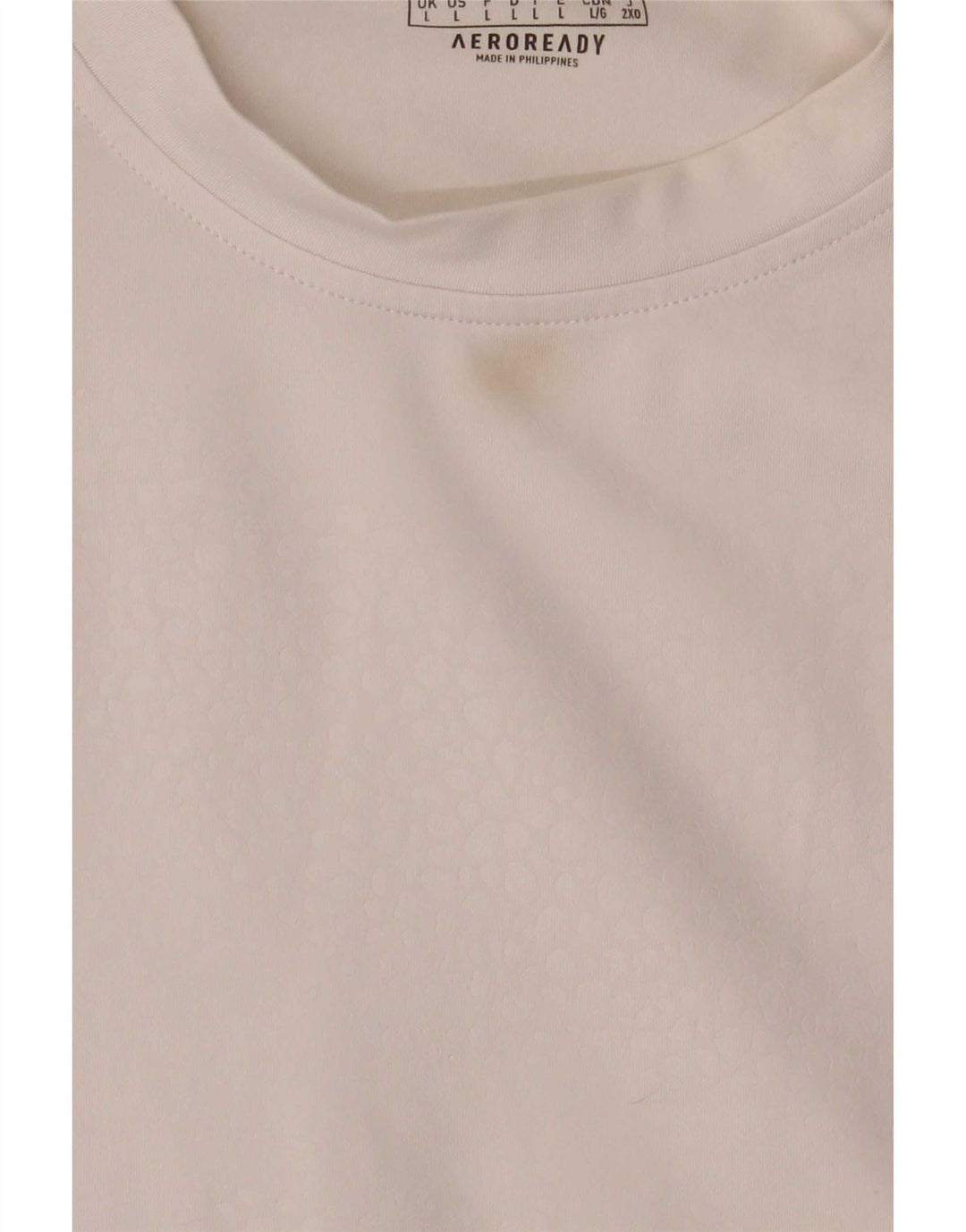 Adidas Hombre Aeroready Camiseta Top Grande Poliéster Blanco