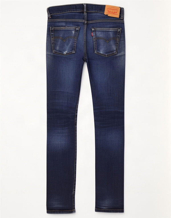 Levi's Vaqueros pitillo 510 para niños 13-14 años W28 L29 Algodón azul marino