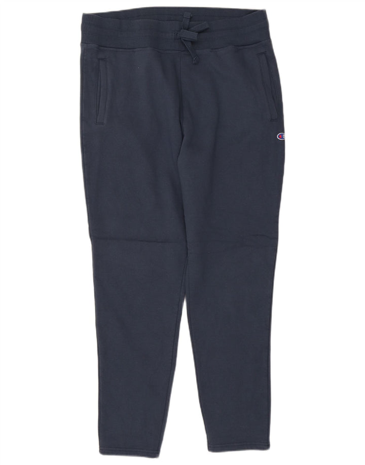 Champion Pantalón De Chándal Para Hombre Grande Azul Marino Algodón