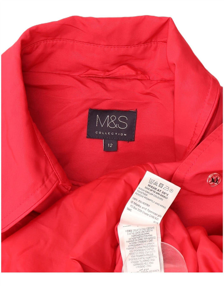 Marks & Spencer Gabardina para mujer UK 40 Poliéster rosa medio