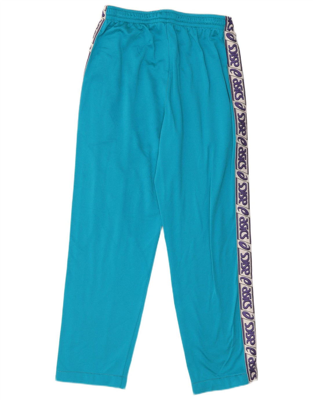 Asics Hombre Pantalones De Chándal Gráfico Azul Medio Colorblock