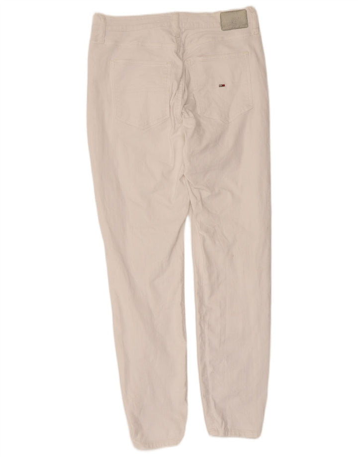 Vaqueros ajustados para mujer Tommy Hilfiger W32 L30 Algodón blanco