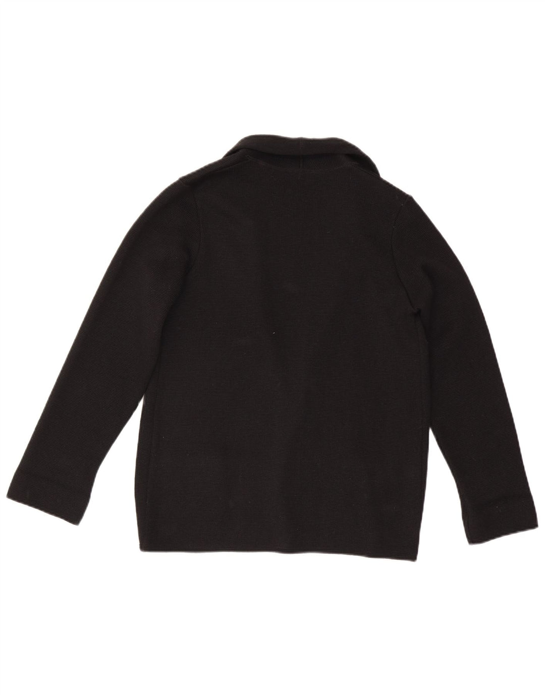 Vintage mujer Cardigan suéter IT 46 grande negro