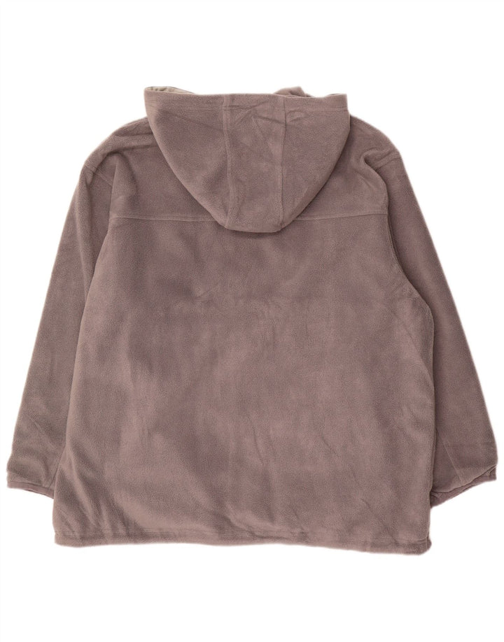 Champion Chaqueta polar reversible con capucha para hombre UK 44 2XL Poliéster gris