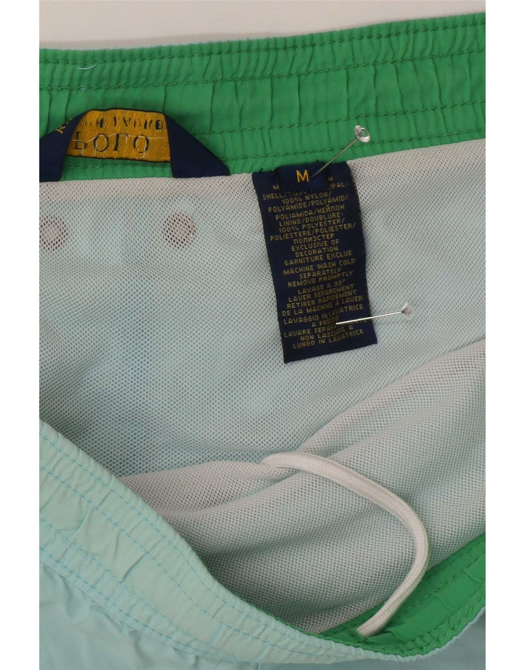 Bañador Polo Ralph Lauren Hombre Azul Medio Nylon