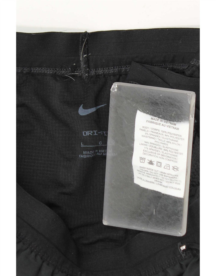 Nike - Pantalones cortos deportivos Dri Fit para hombre, talla grande, poliéster, color azul marino