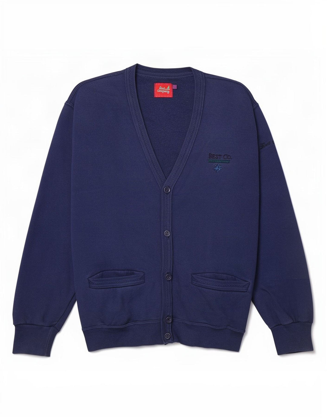 Best Company - Chaqueta de chándal para hombre, talla pequeña, azul marino