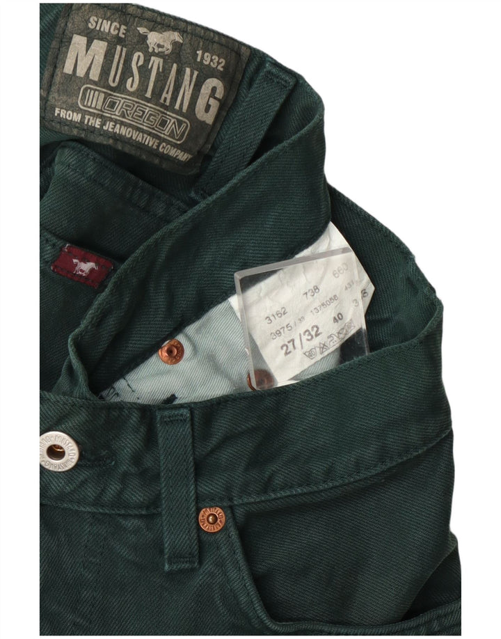 Mustang Vaqueros rectos para hombre W27 L32 Algodón verde