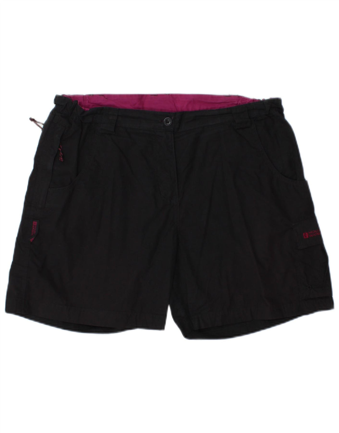 MOUNTAIN WAREHOUSE Pantalones cortos cargo para mujer UK 14 Large W32 Poliéster negro